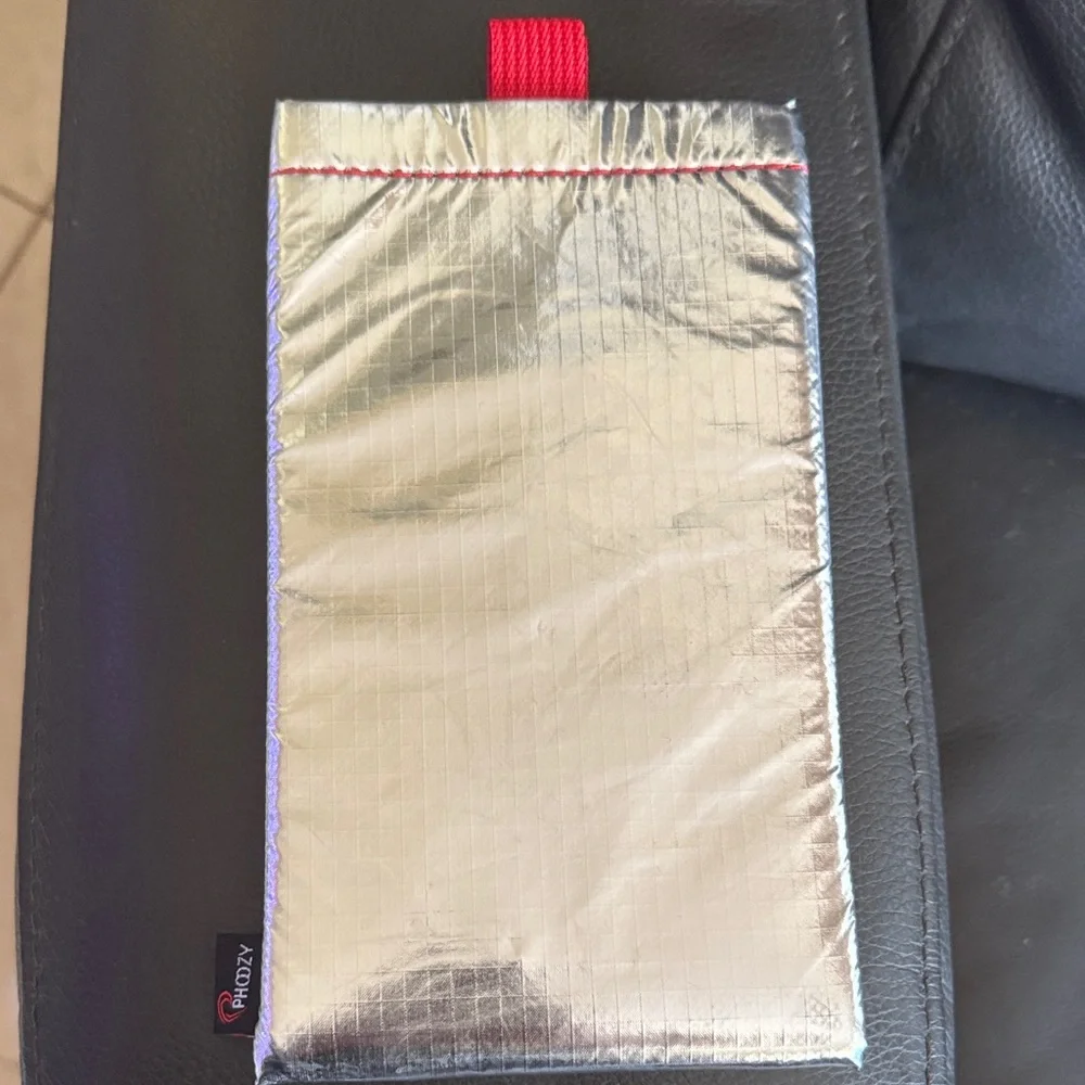 Silver insulated for cold weather phone Protection Case